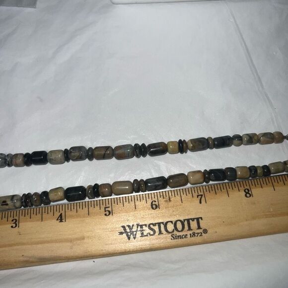 Vintage Boho Multi Stone Chunky Charm Necklace - Picture 10 of 11